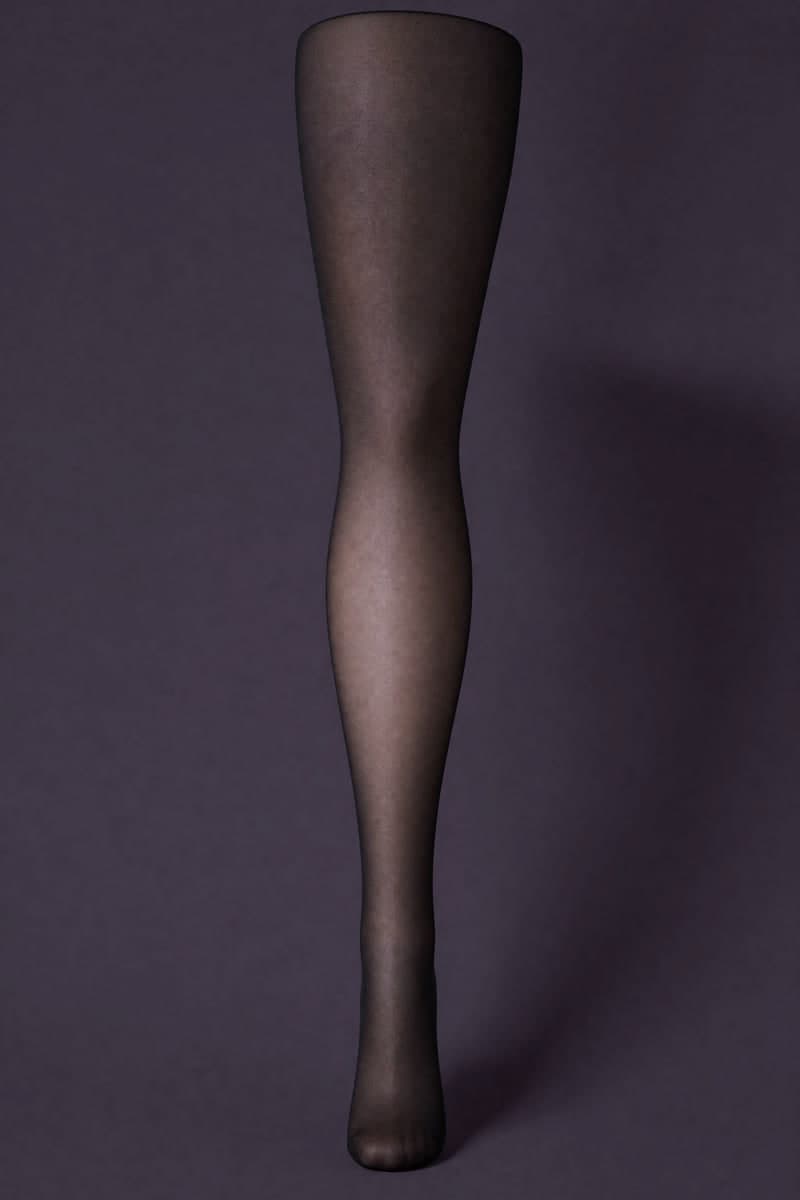 Sheer 20 on the standard leg form, 20 denier, photographed under photography standard PS-01