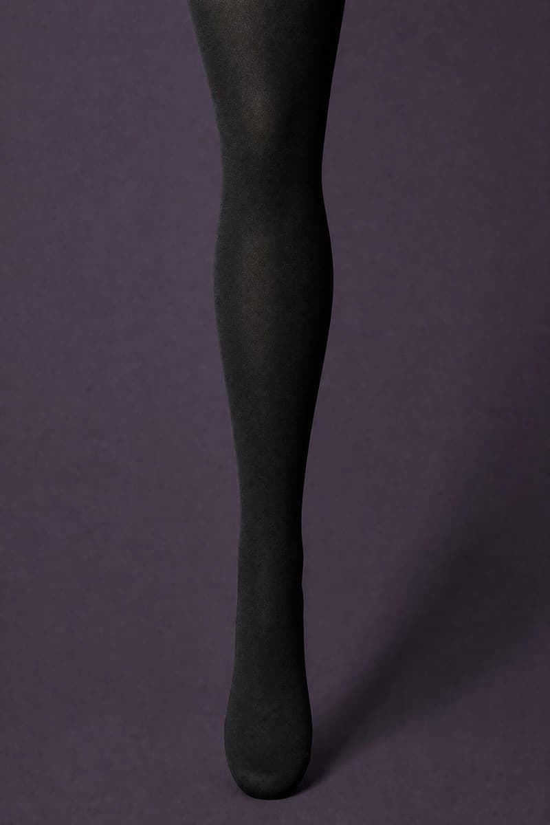 Opaque 70 on the standard leg form, 70 denier, photographed under photography standard PS-01