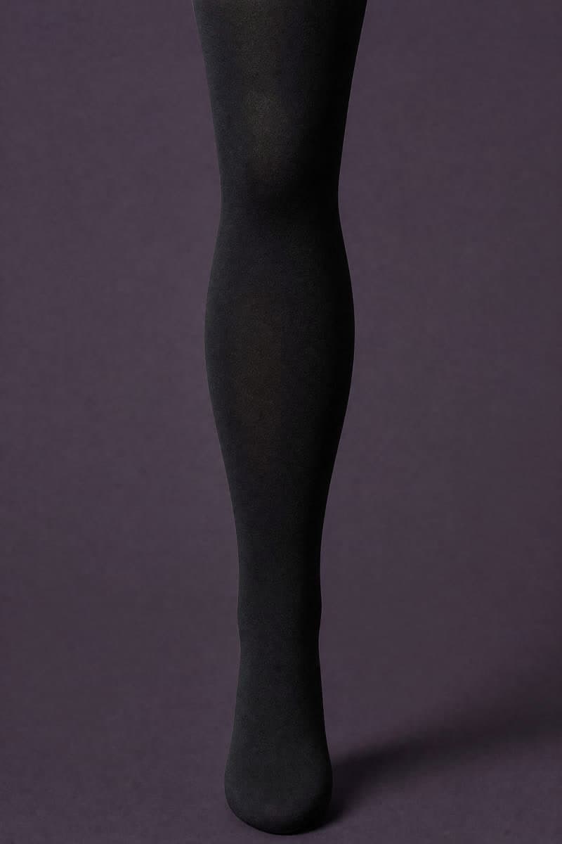 Opaque 90 on the standard leg form, 90 denier, photographed under photography standard PS-01