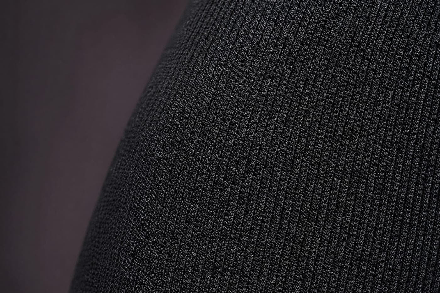 Macro photograph of the knit structure used for Opaque 120