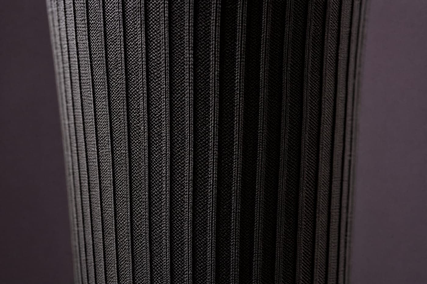 Macro photograph of the knit structure used for Semi 40 Rib