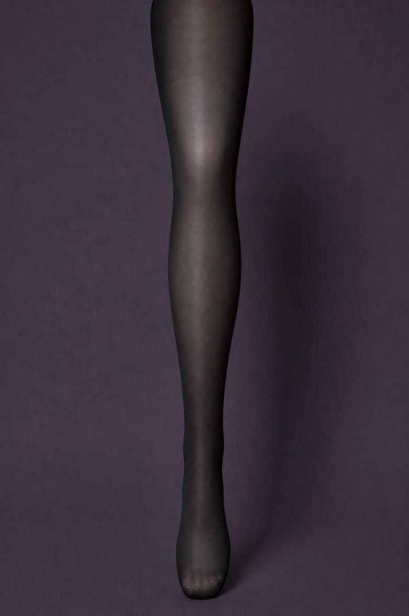 Semi 40 Tall on the standard leg form, 40 denier, photographed under photography standard PS-01