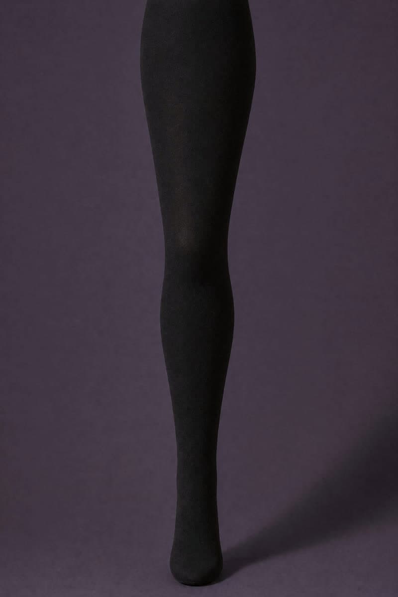 Opaque 120 on the standard leg form, 120 denier, photographed under photography standard PS-01